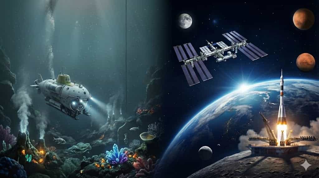 Quiz : De nouveaux espaces de conquête - Océans et espace