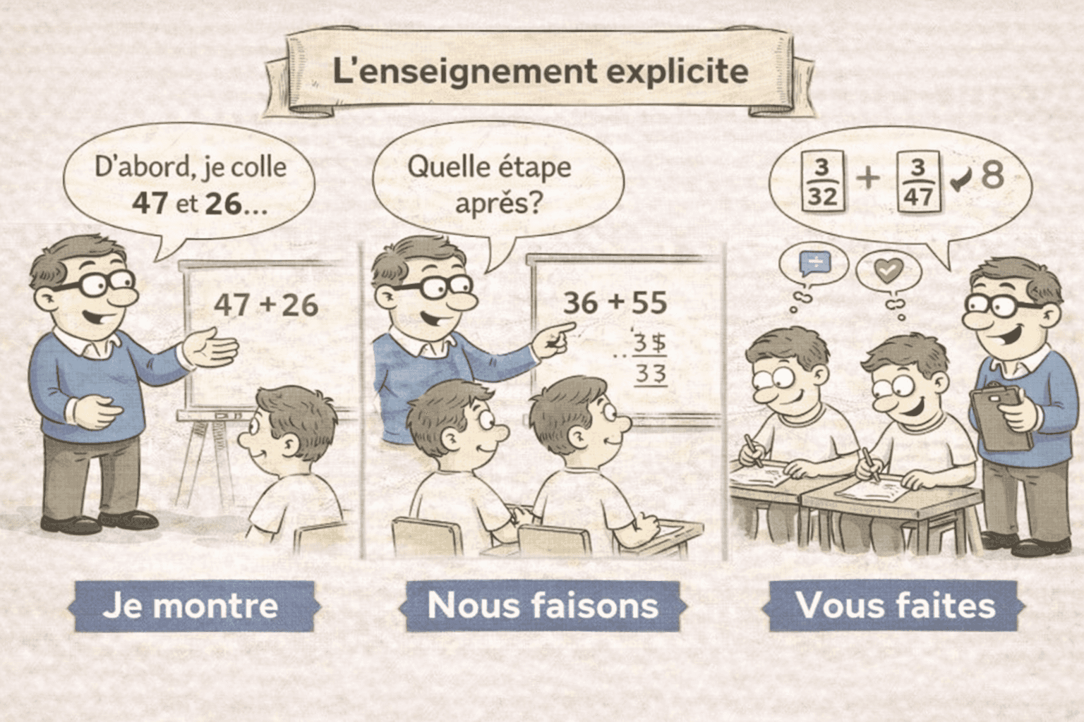 Comprendre l'enseignement explicite